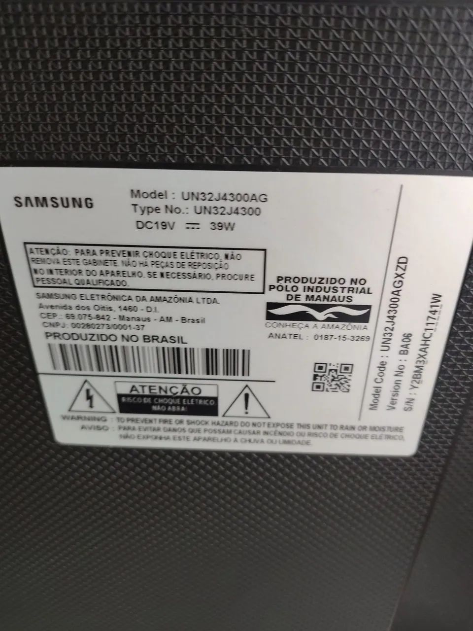 Tv Samsung 32 polegadas tela quebrada  - Foto 2