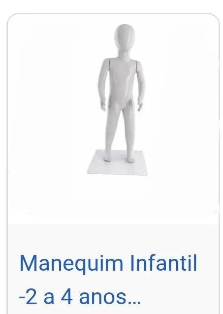 Arara e manequim infantil 
