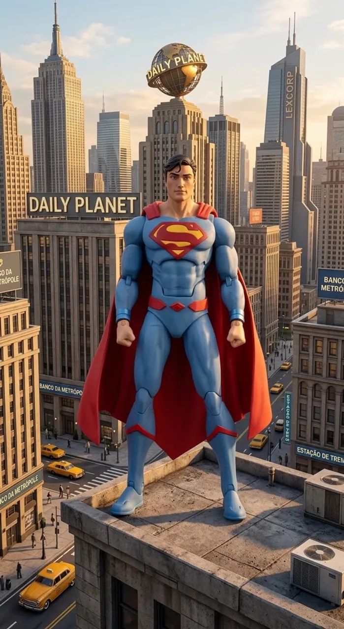 DC Incons - Figura de 6 polegadas da Liga da Justiça (Superman) - Foto 2