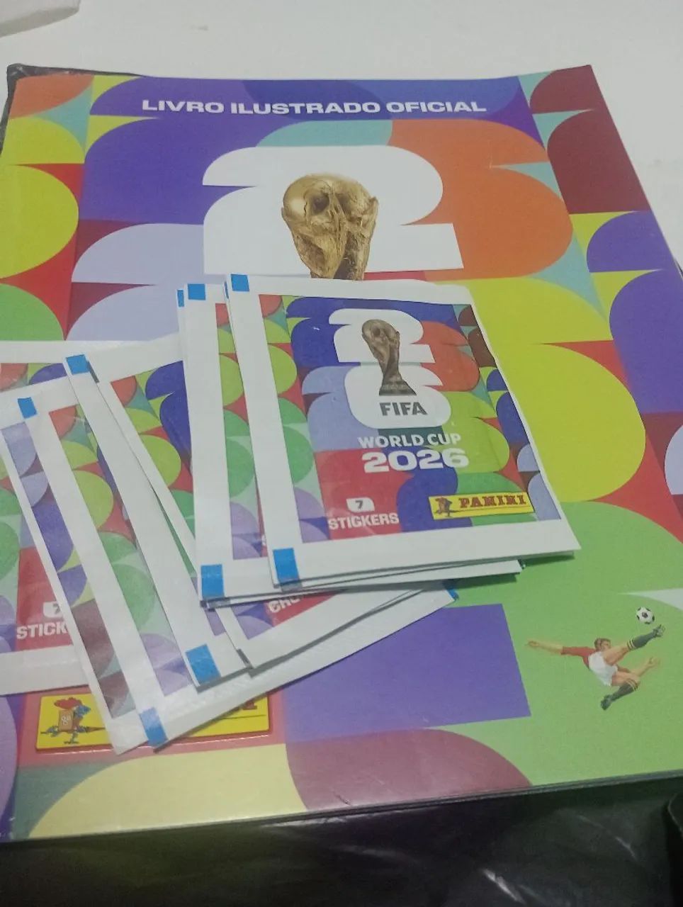 Kit 20 Pacotinhos Figurinhas Copa Fifa 2026 - Foto 2