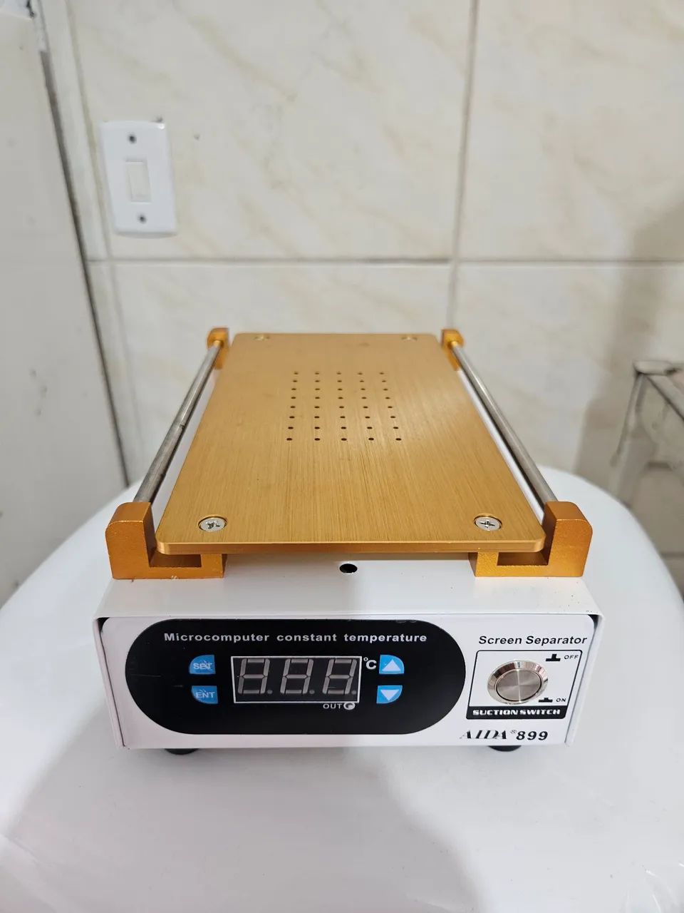 Máquina troca de tela