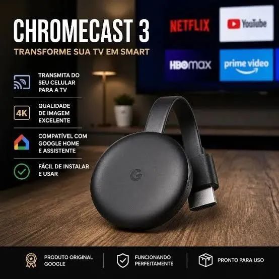 Chromecast 3 original  - Foto 3