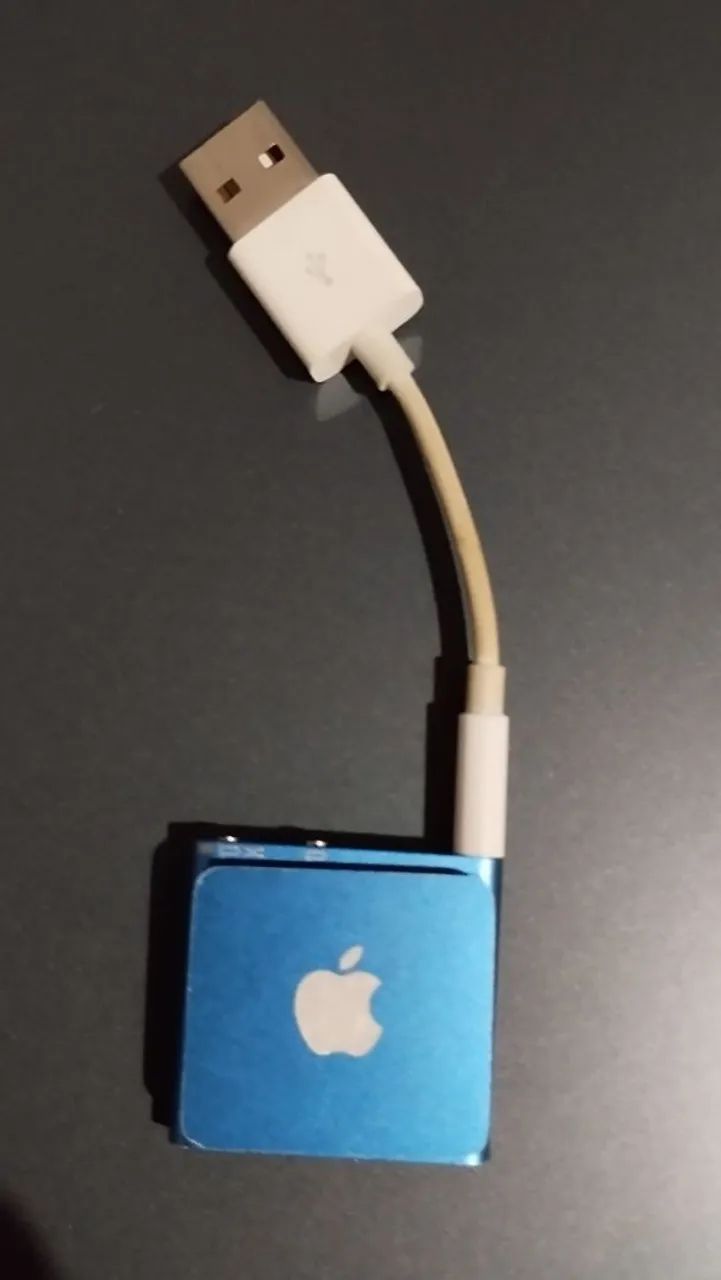 iPod Shuffle 4° geração, 2gb cor azul