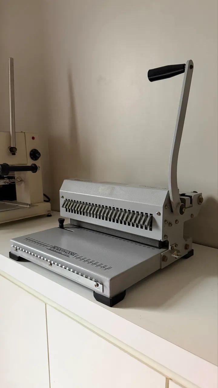 Encadernadora Excentrix Duplo Anel 2x1 Manual 