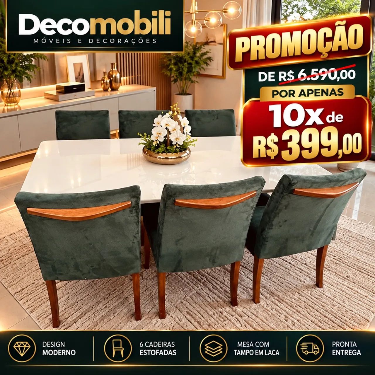 Linda mesa de madeira  - Foto 2
