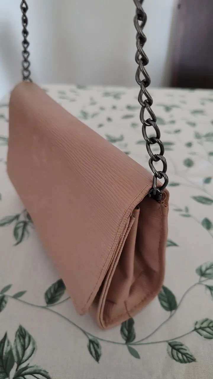 Bolsa Clutch Nude - Foto 2