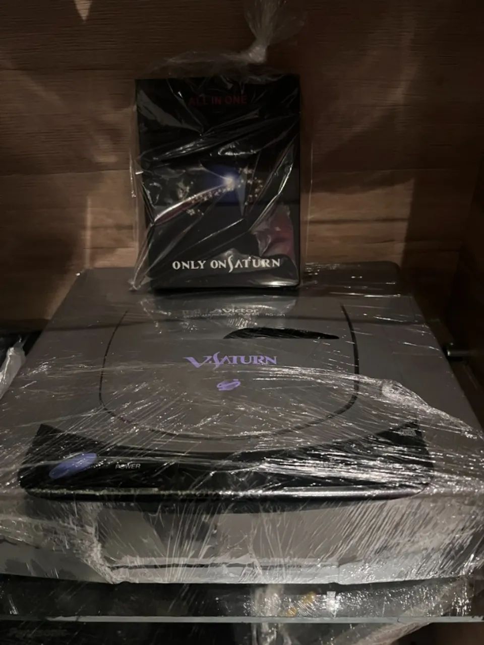 SEGA SATURN VICTOR COM SAROO + CONTROLE AMERICANO GRANDE BRINDE