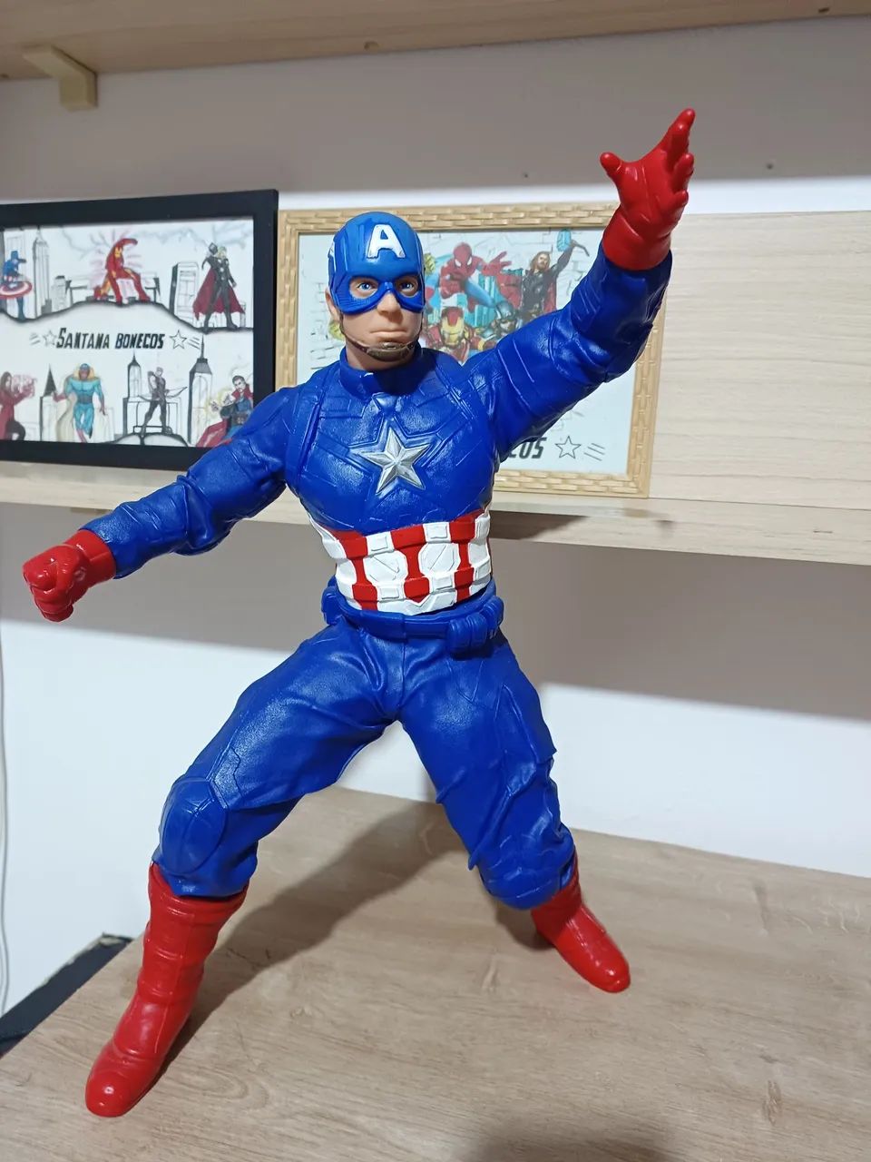 Capitao america 30cm original marca Hasbro  - Foto 5