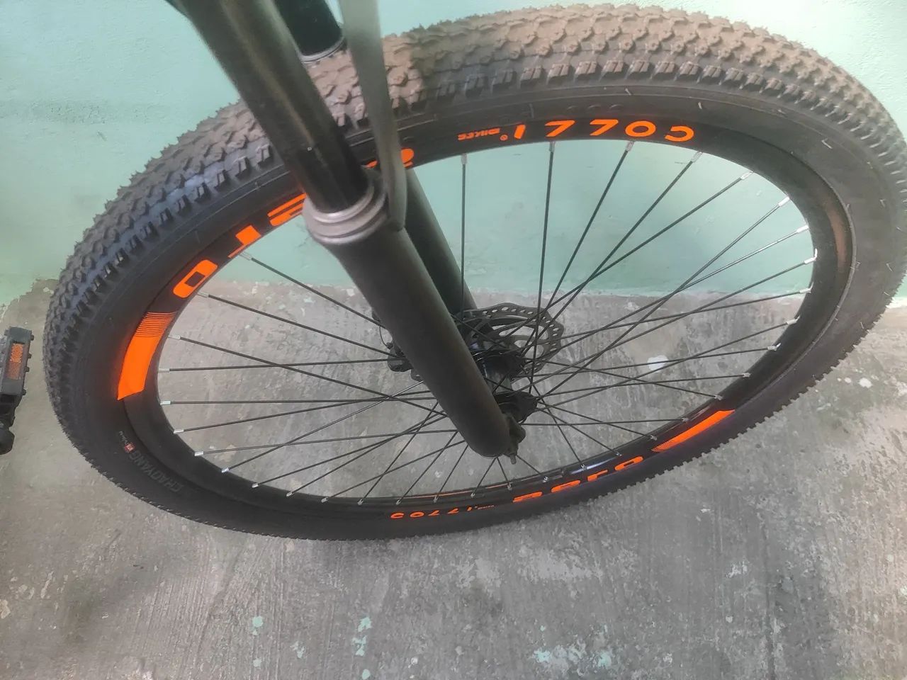 bike Colli preta com laranja - Foto 3