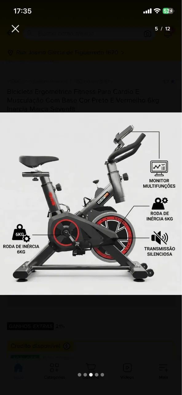 Bicicleta ergométrica  - Foto 2