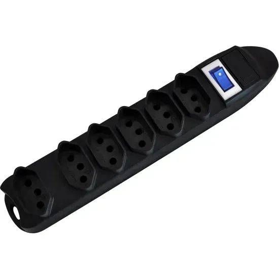 Filtro de Linha 6 Tomadas Fortrek - Foto 2