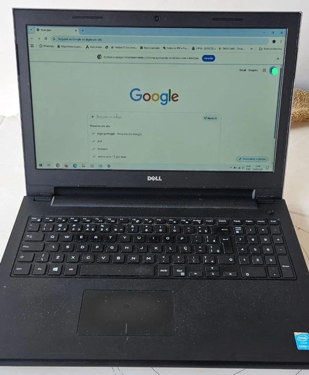 Notebook Dell SSD