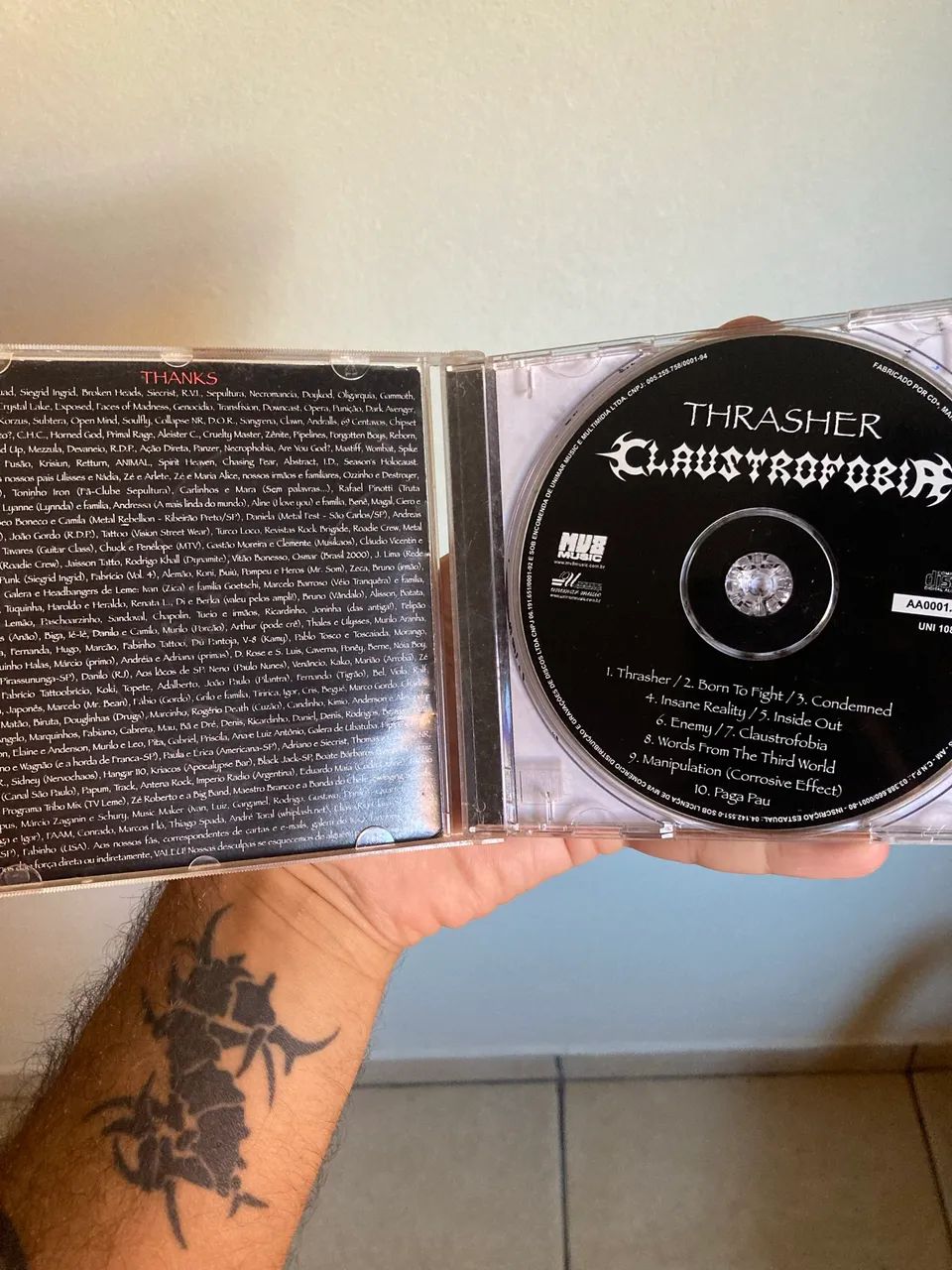Cd Claustrofobia Thrasher  - Foto 2