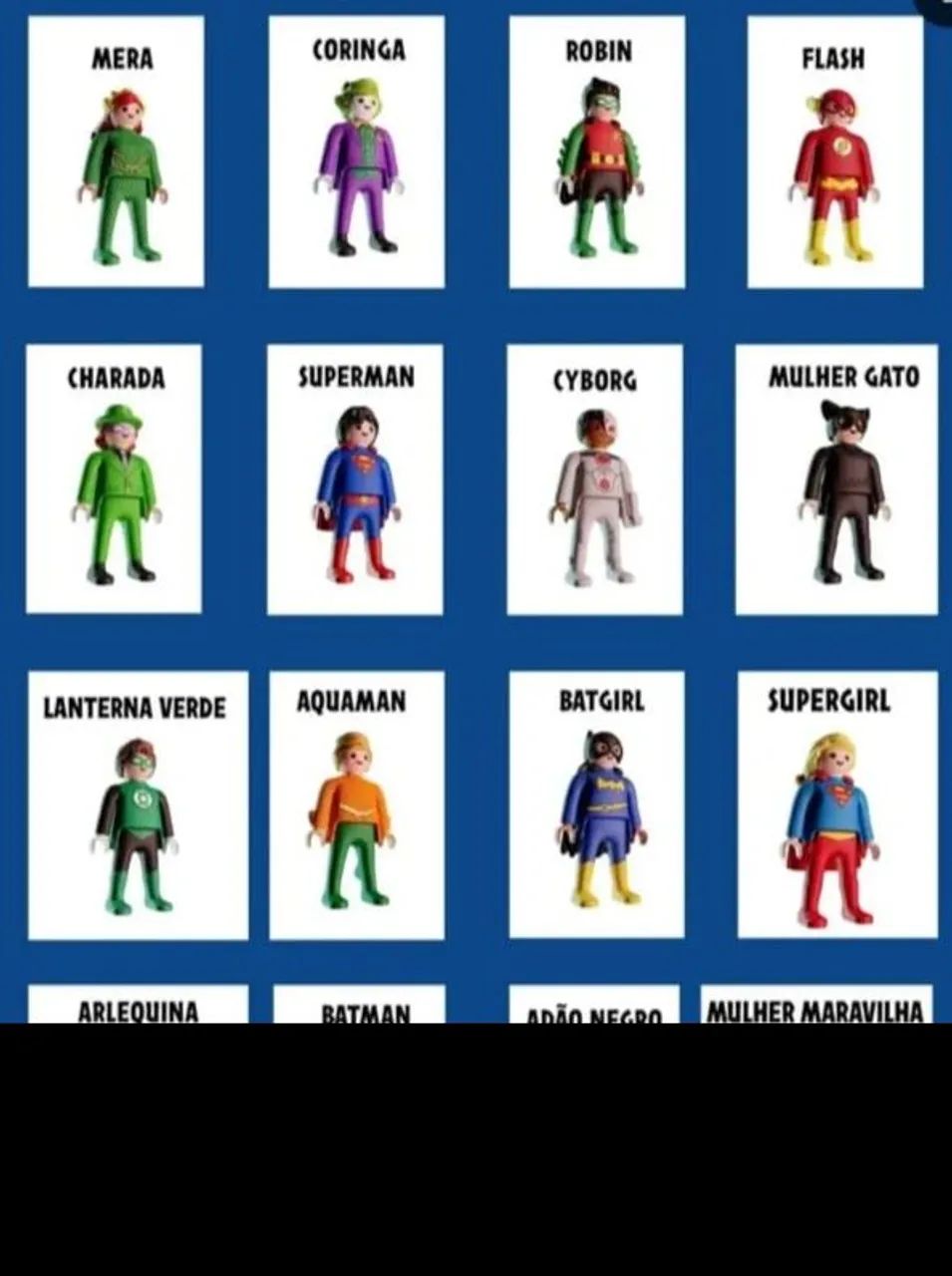 Coleção Playmobil DC Kinder Ovo  - Foto 3