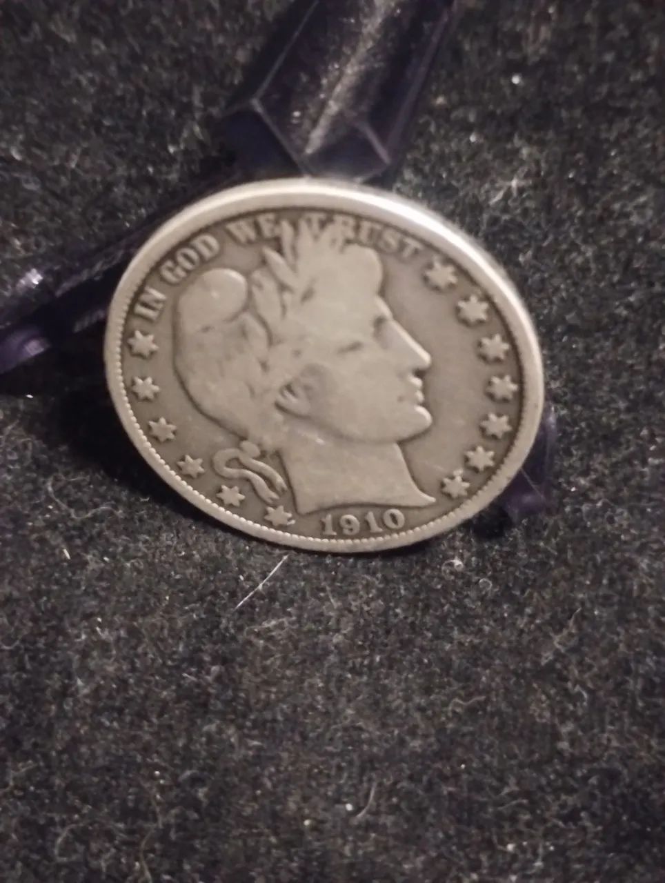 Moeda de prata Half dólar ano 1910 - Foto 4