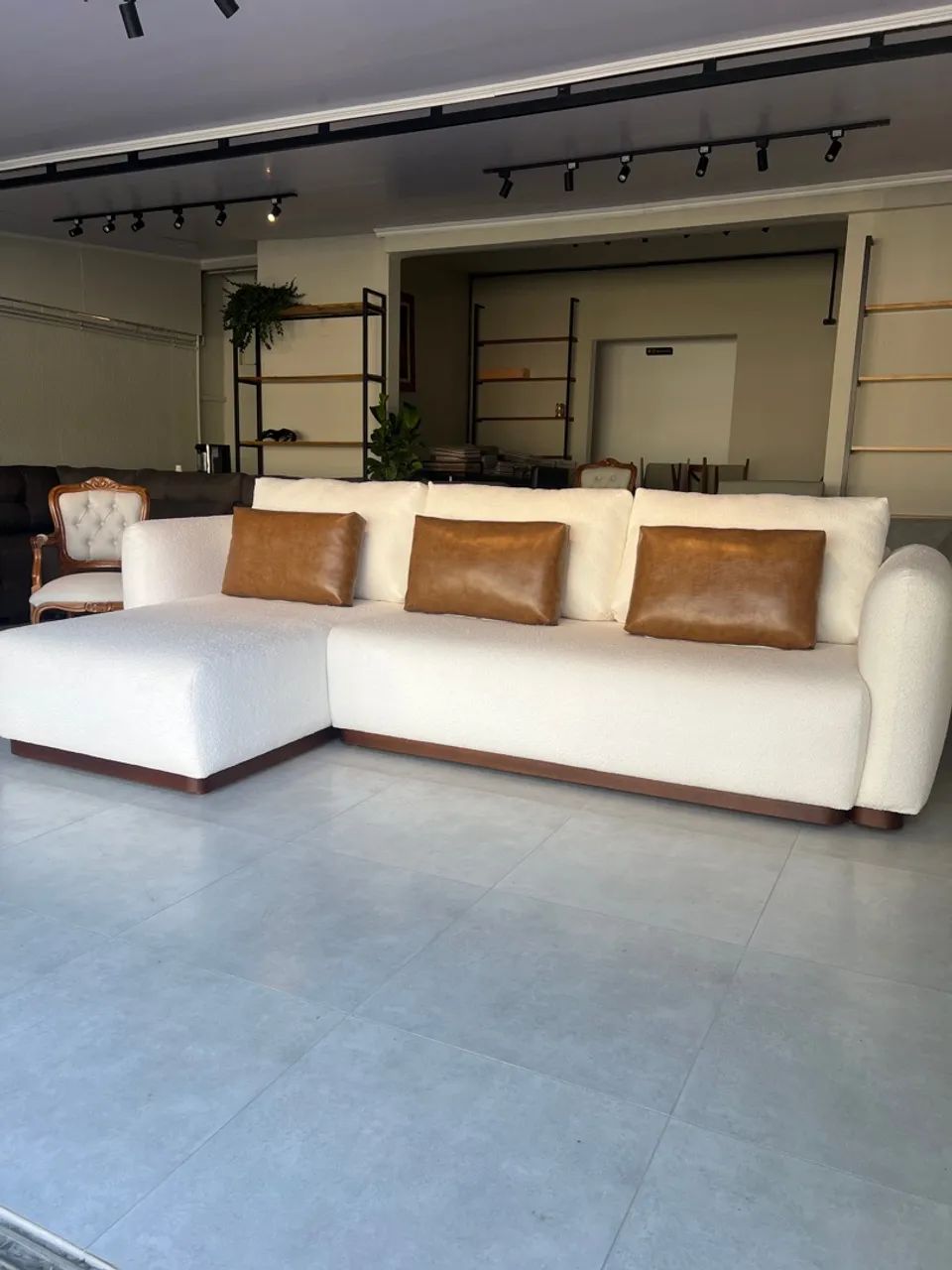 Sofá living / orgânico / boucle / chaise  - Foto 2