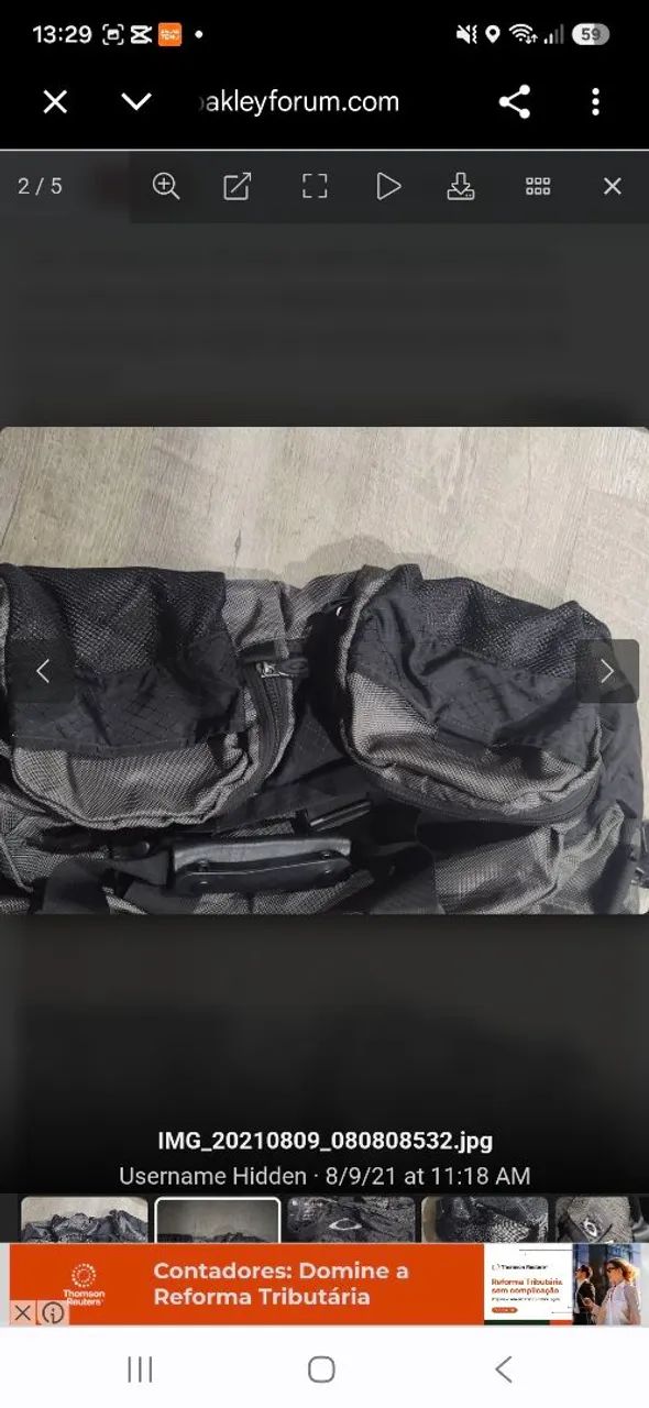 Bolsa Oakley tática Original  - Foto 5