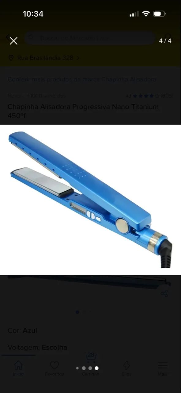 Prancha Alisadora Pro Nano Titanium 450f - Foto 3