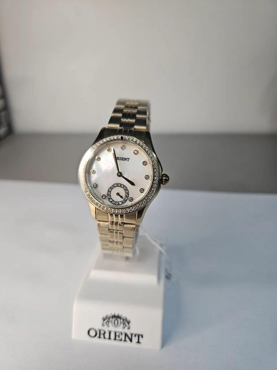 Relógio Quartz Aço Dourado Orient - Foto 2