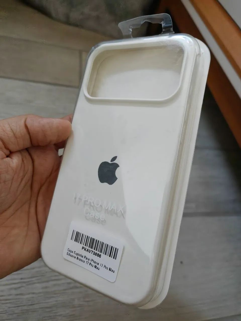 Capa Apple Iphone 17 Pro Max Silicone Branca - Foto 2