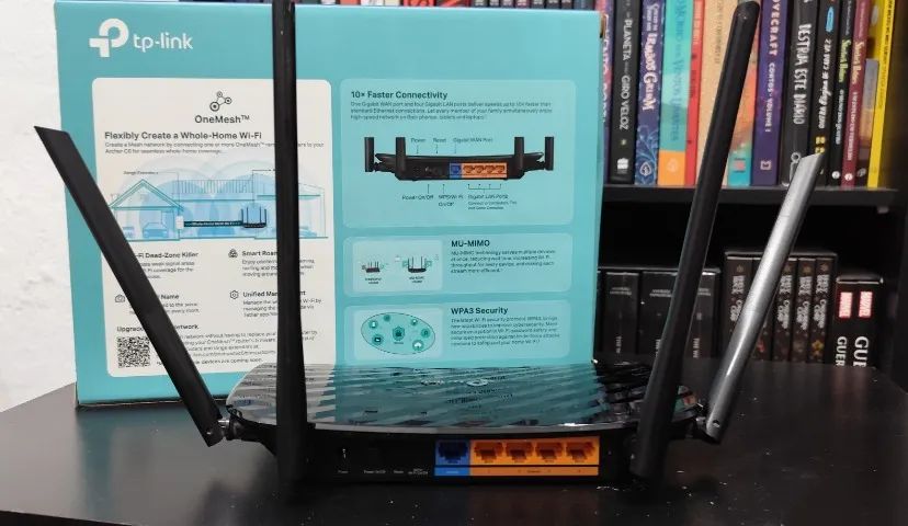 Roteador Wireless TP-LINK ARCHER C6 AC1200 Giga 4 Antenas Dual - Foto 5