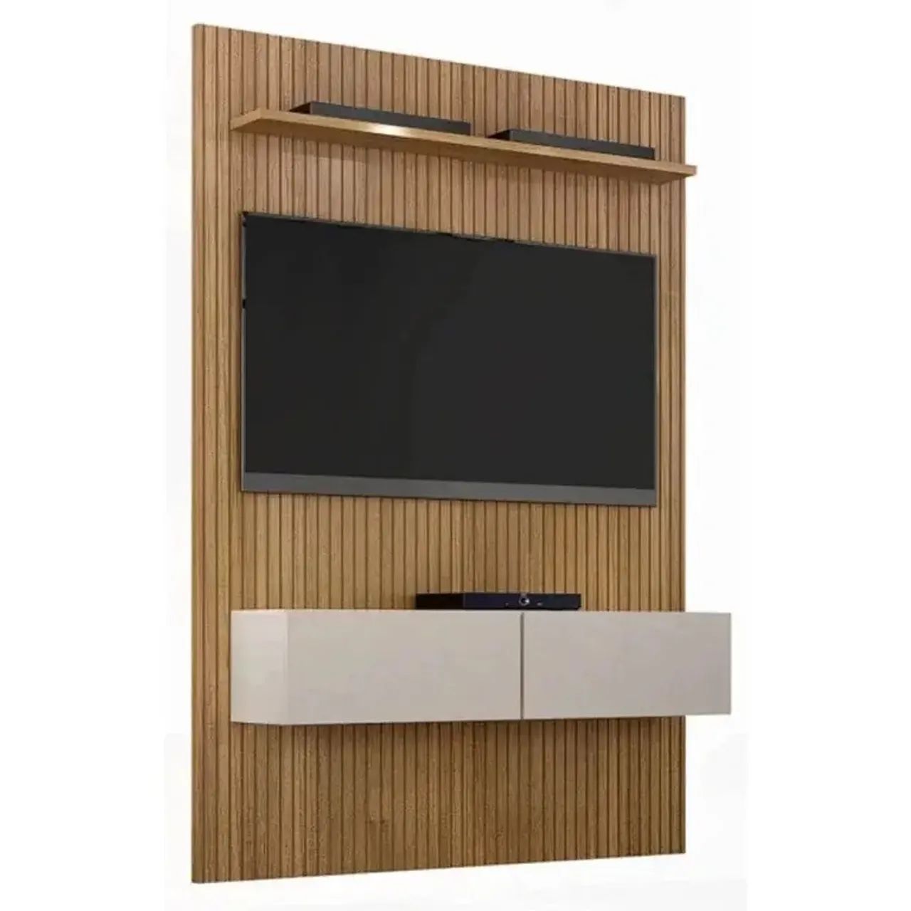Painel Curitiba com Nicho 134cm para Tv Até 50 Polegadas  / entrega hoje  - Foto 2