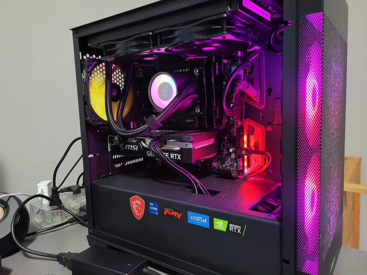Urgente! PC Gamer completo. i7 11700f + RTX 3050 - Foto 2