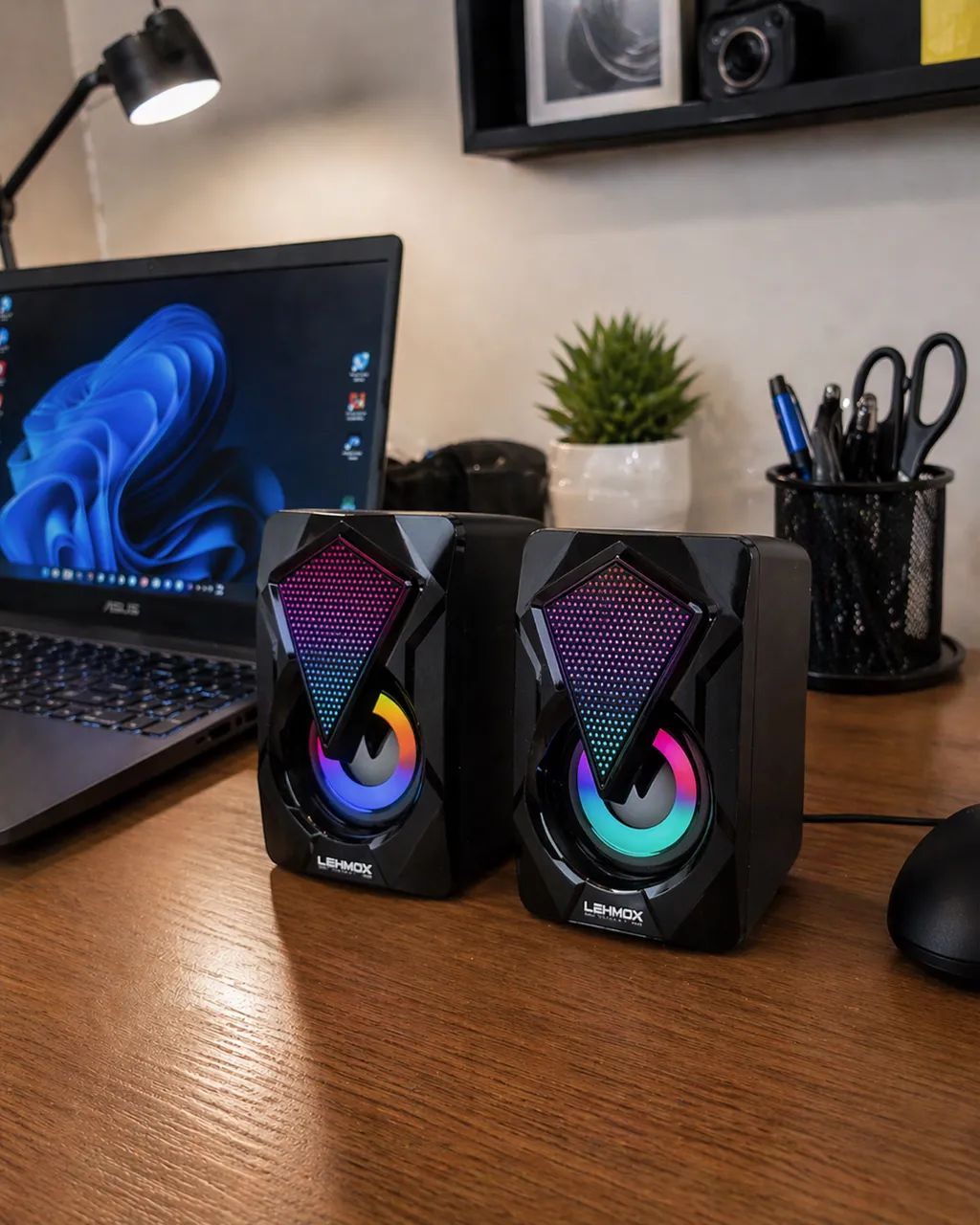 Caixa de som RGB para PC e Notebook  - Foto 2