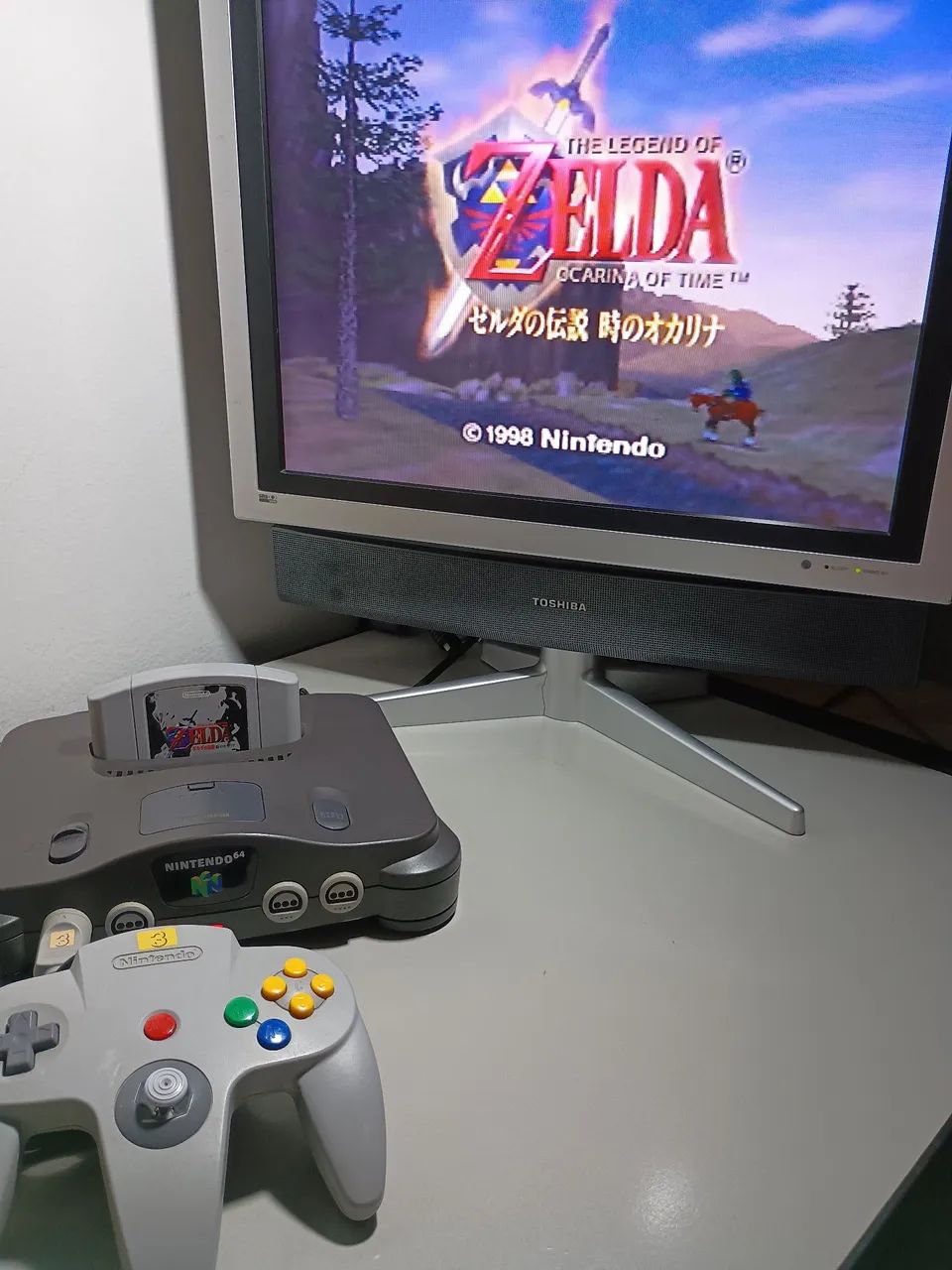 The legend of Zelda Ocarina Of Time Nintendo 64 original japonês