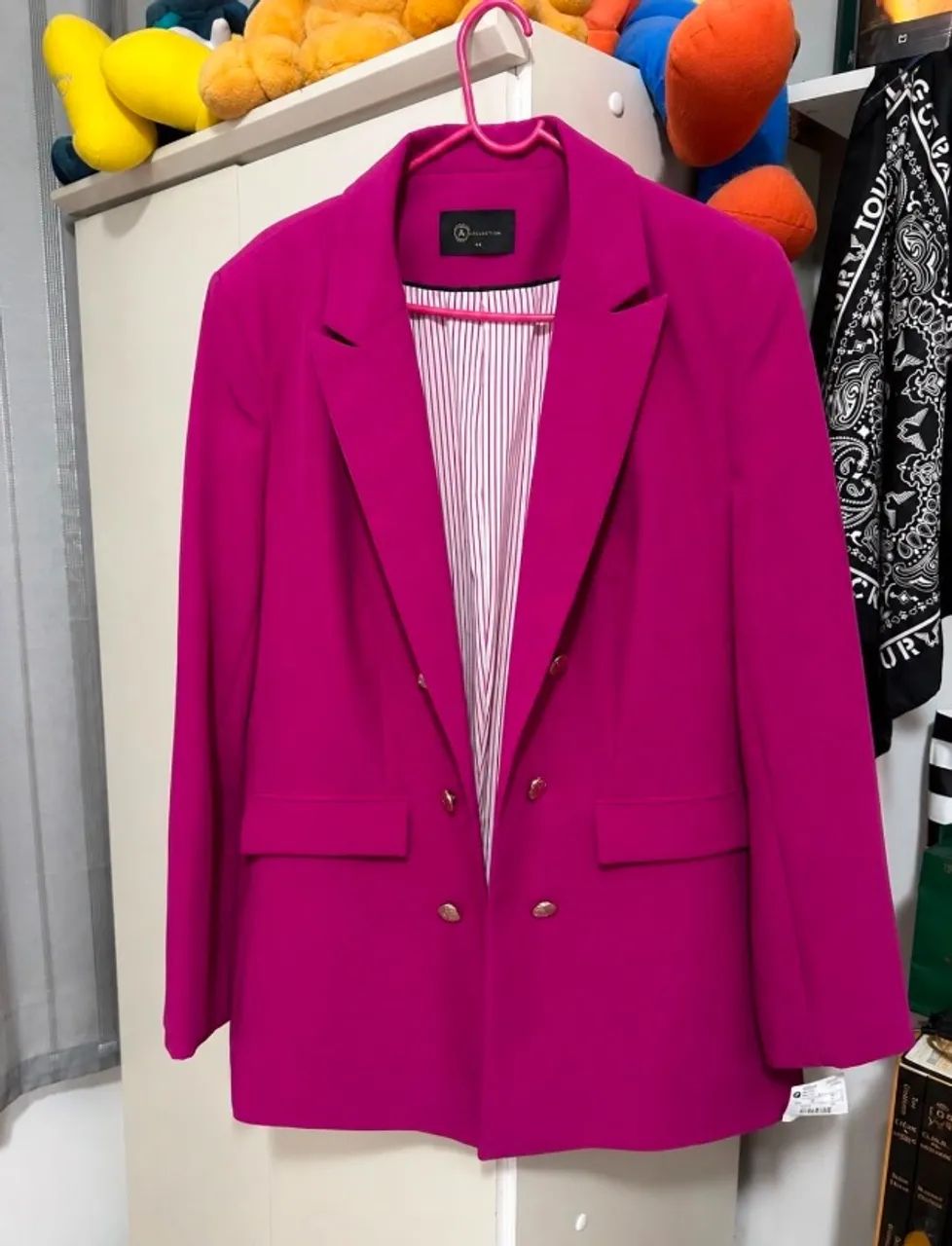 blazer rosa