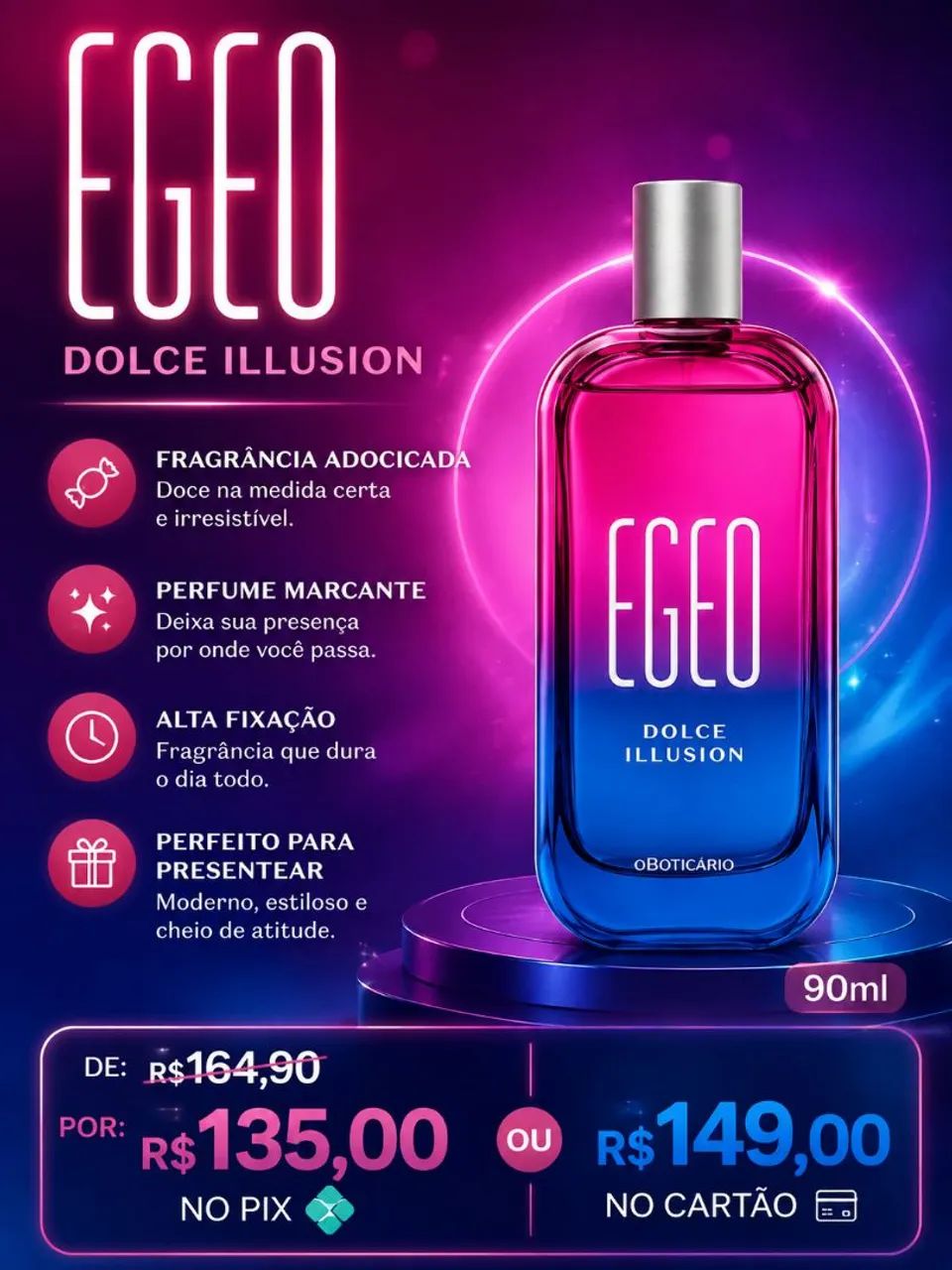 Perfume Egeo doce ilusion (lançamento)