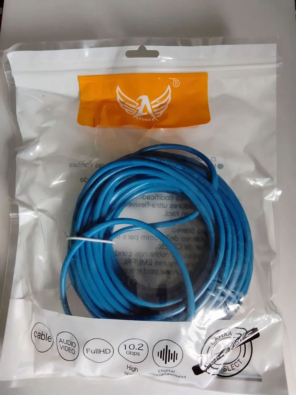 Cabo de Rede RJ45 Cat5 15Metros montado Alta velocidade - Foto 3