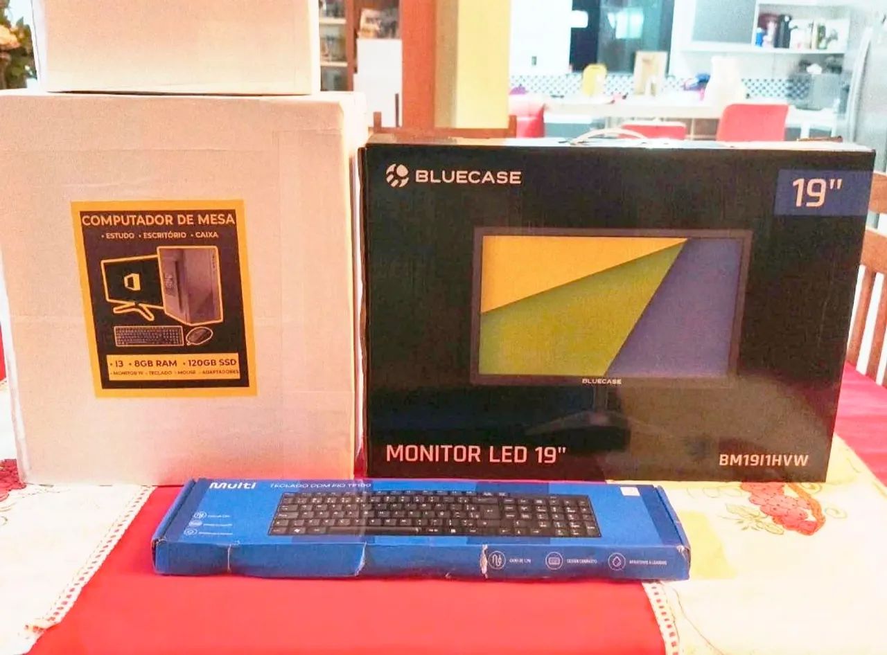 PC COMPLETO NOVO - IDEAL PARA ESTUDOS E ESCRITÓRIO - Foto 3