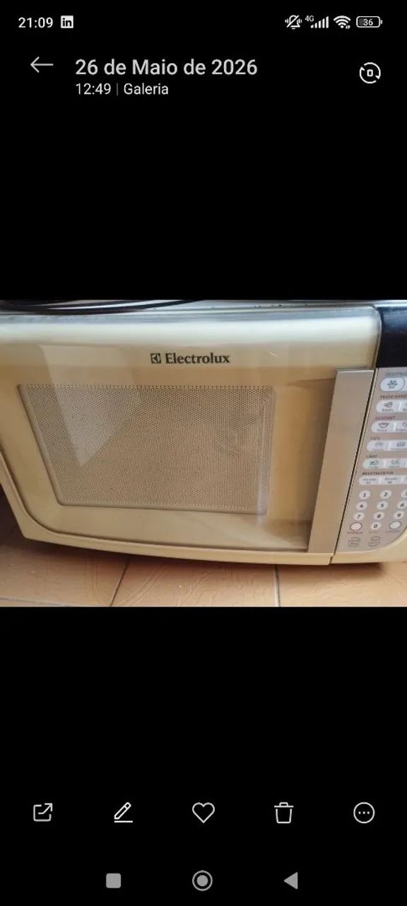 Microondas Electrolux 