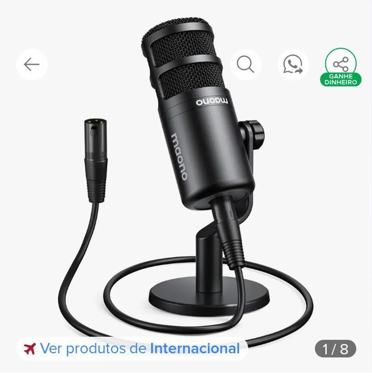 Microfone profissional  - Foto 2