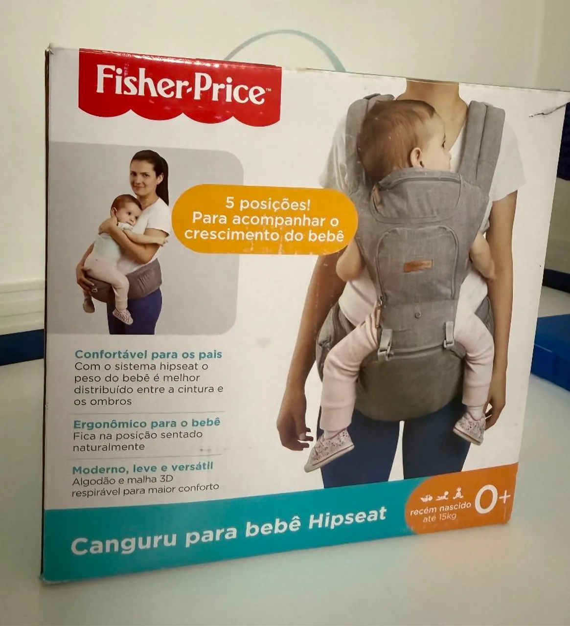 Canguru para bebê hispseat Fischer