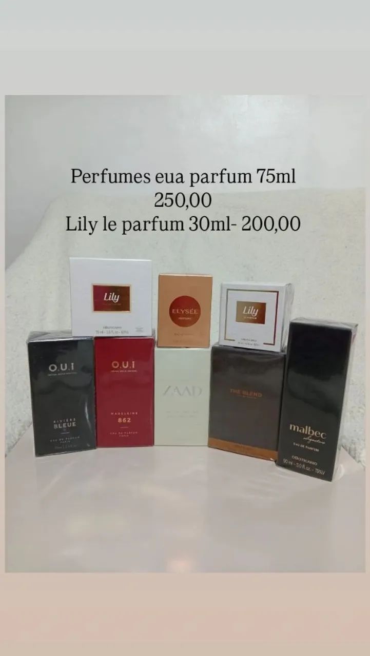 PERFUMES BOTICÁRIO & EUDORA ORIGINAIS E LACRADOS.