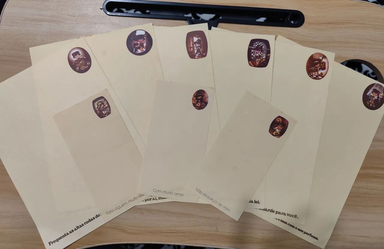 Lote papel de carta Intocáveis  - Foto 3