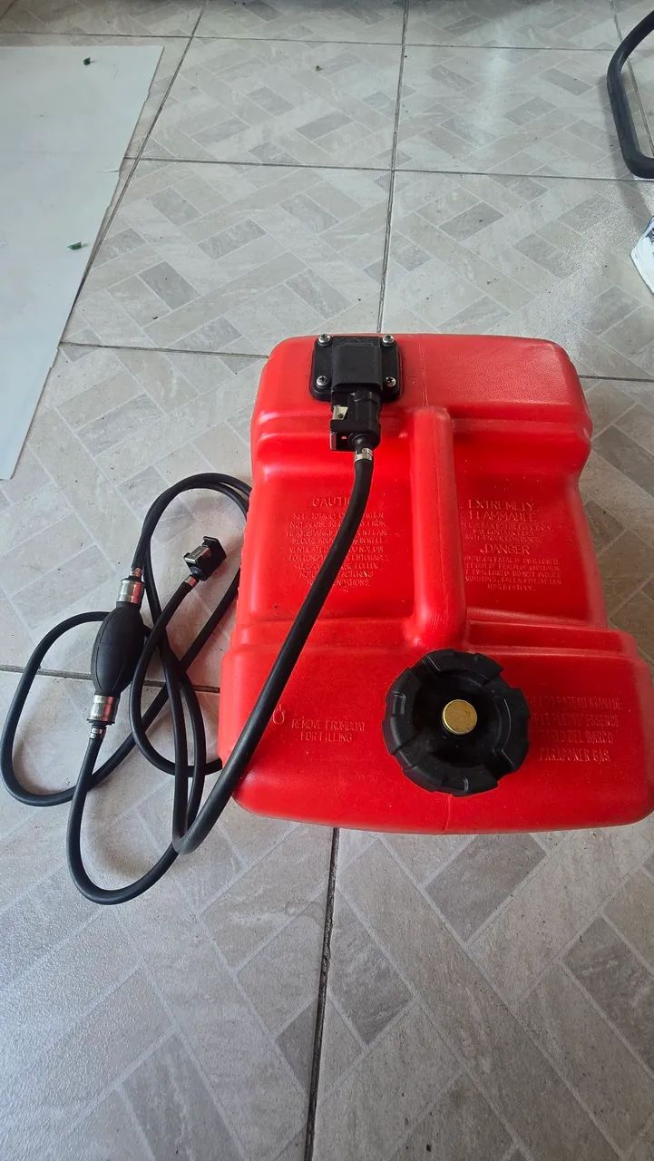 Motor de popa hidea 5hp + tanque externo  - Foto 6