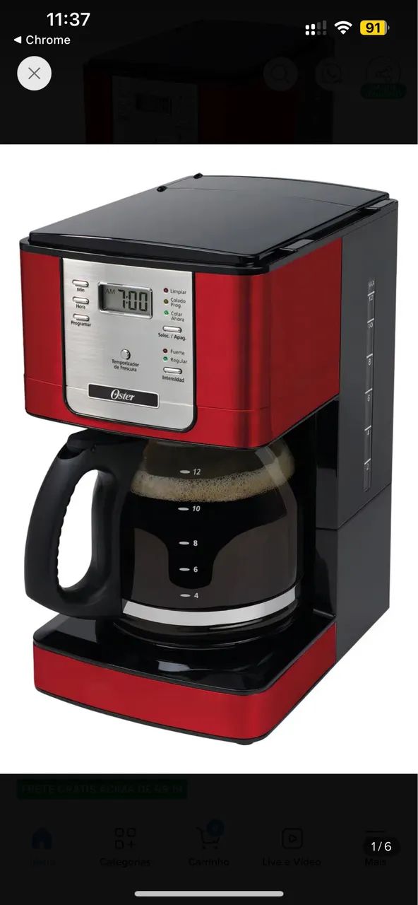 Cafeteira Oster Programável  - Foto 4