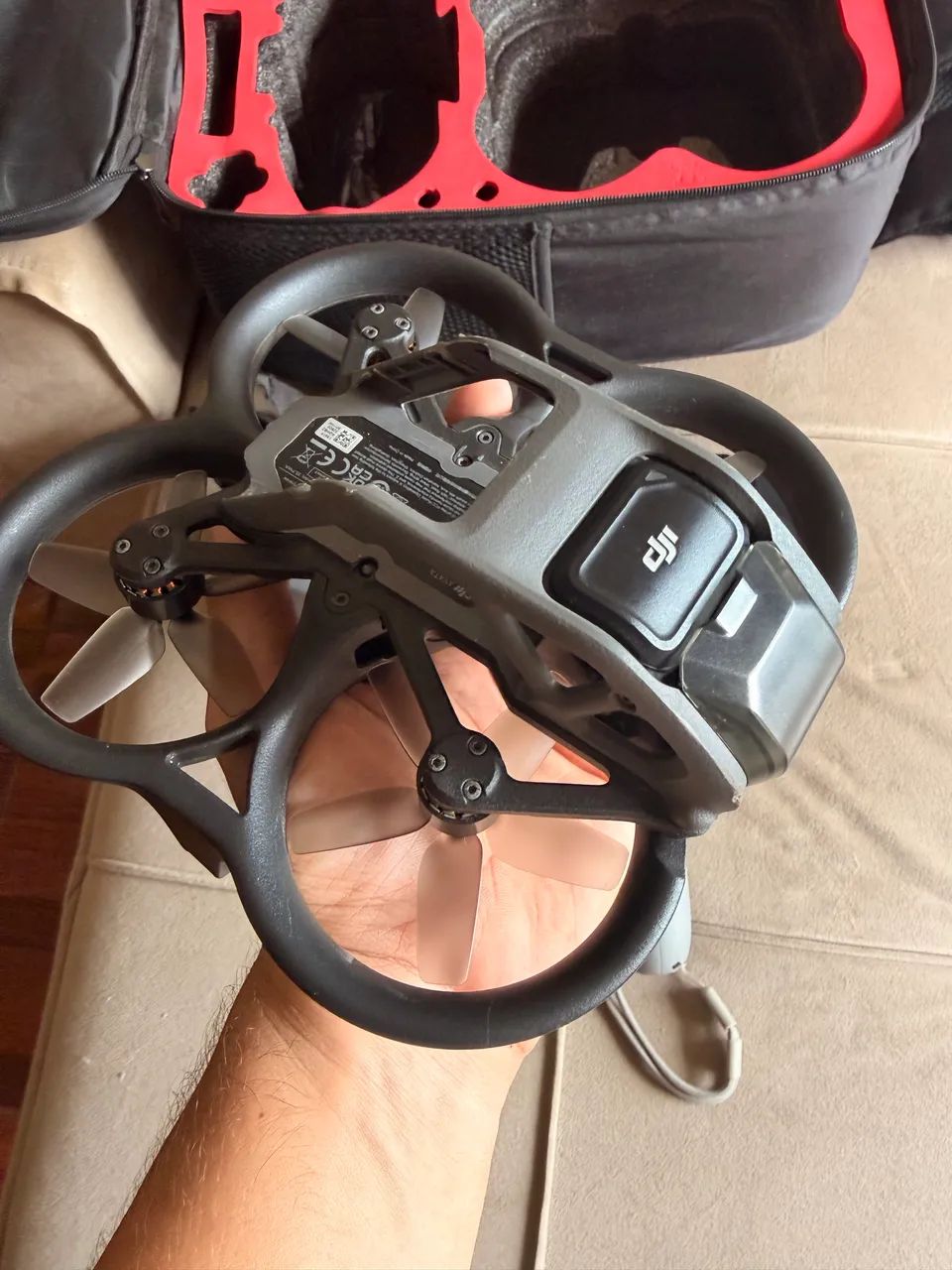 Drone DJI avata 1 completo com 3 baterias 