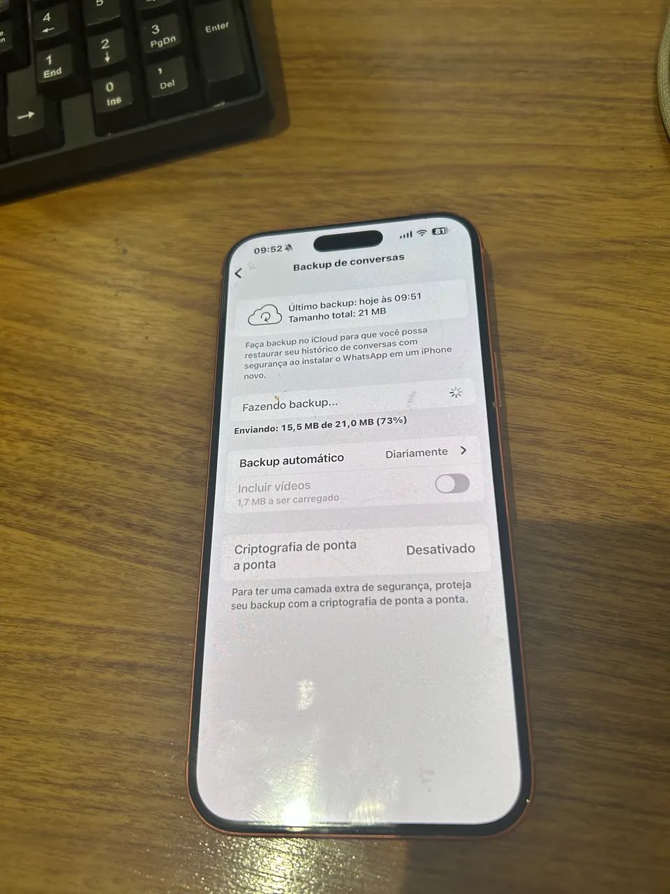 Iphone 17 pro max laranja 256  - Foto 3