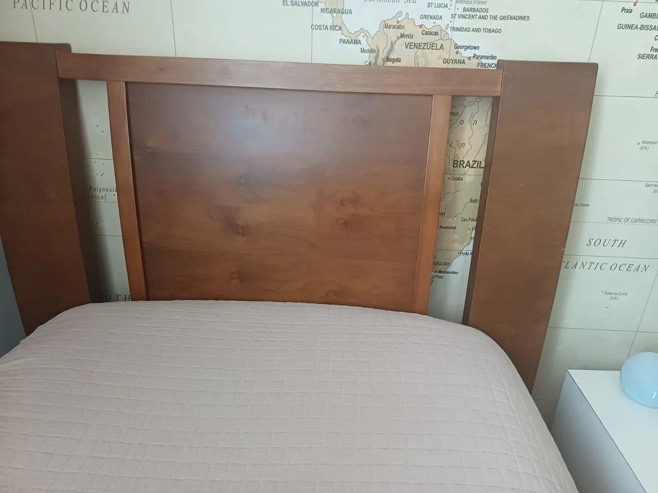 Vendo cama solteiro com colchão  - Foto 4