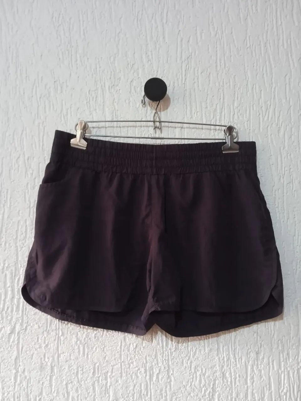 short de corrida mizuno roxo tam gg feminino