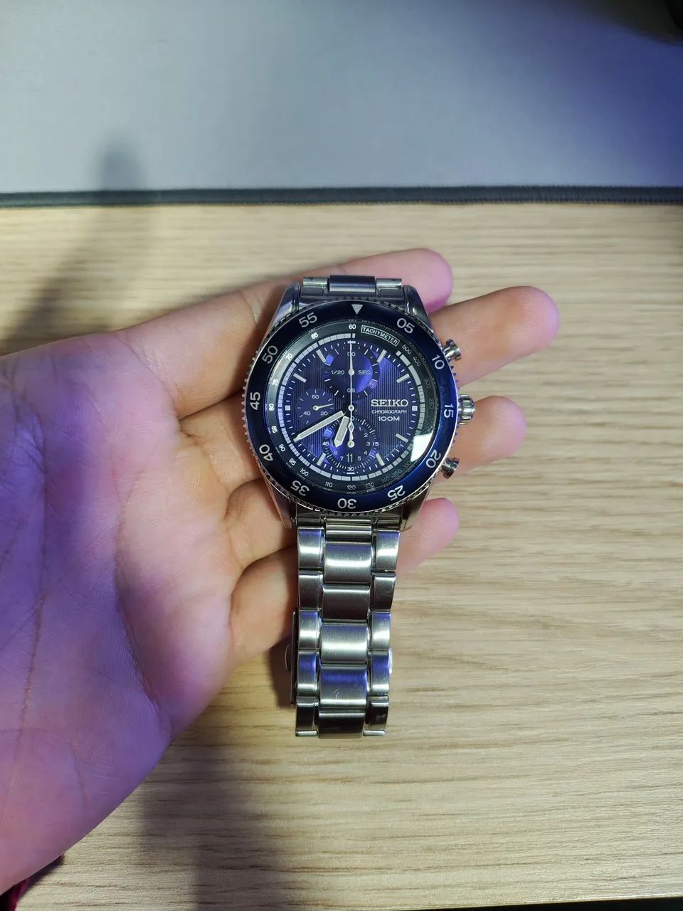 Relógio Seiko chronograph 100m ORIGINAL - Foto 4