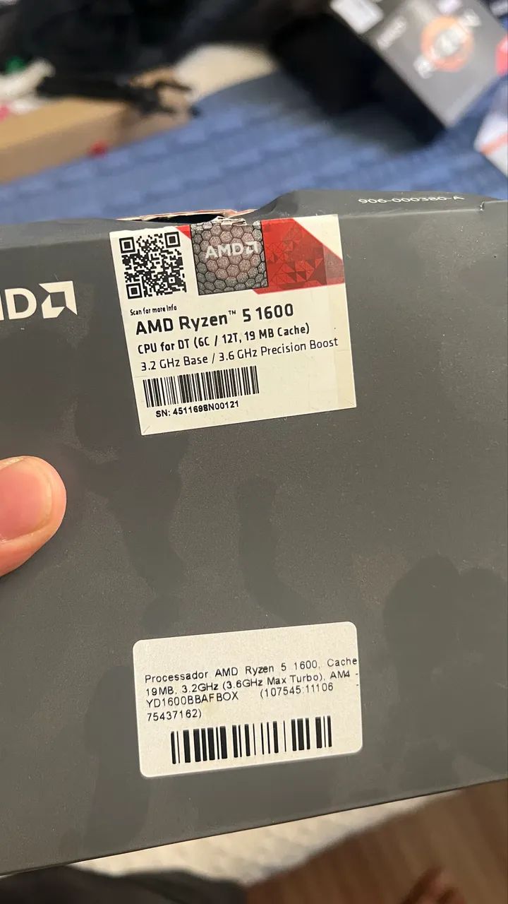 Processador AMD Ryzen 5 1600AF + Cooler
