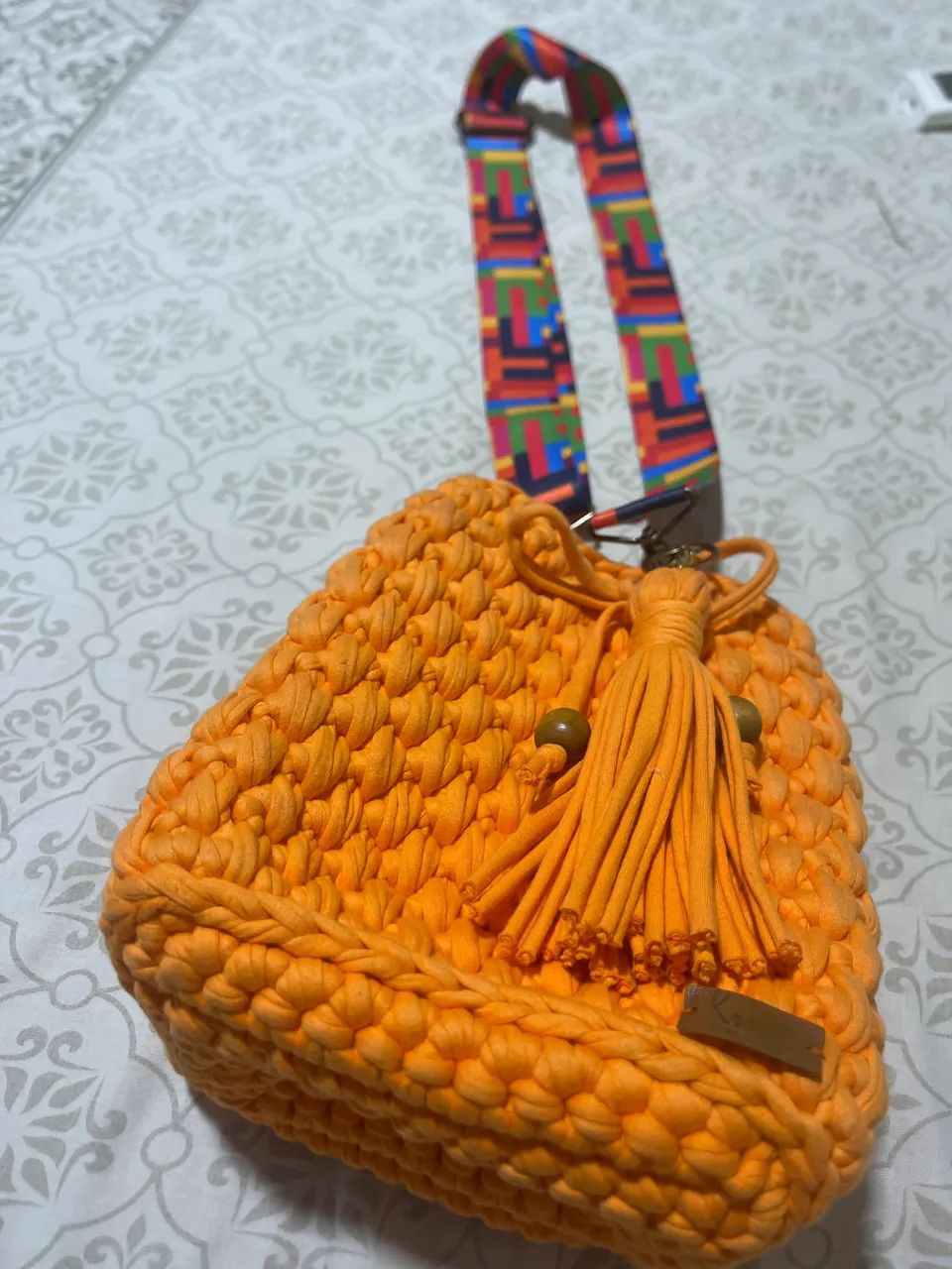 Bolsa de Crochê sacola  - Foto 2