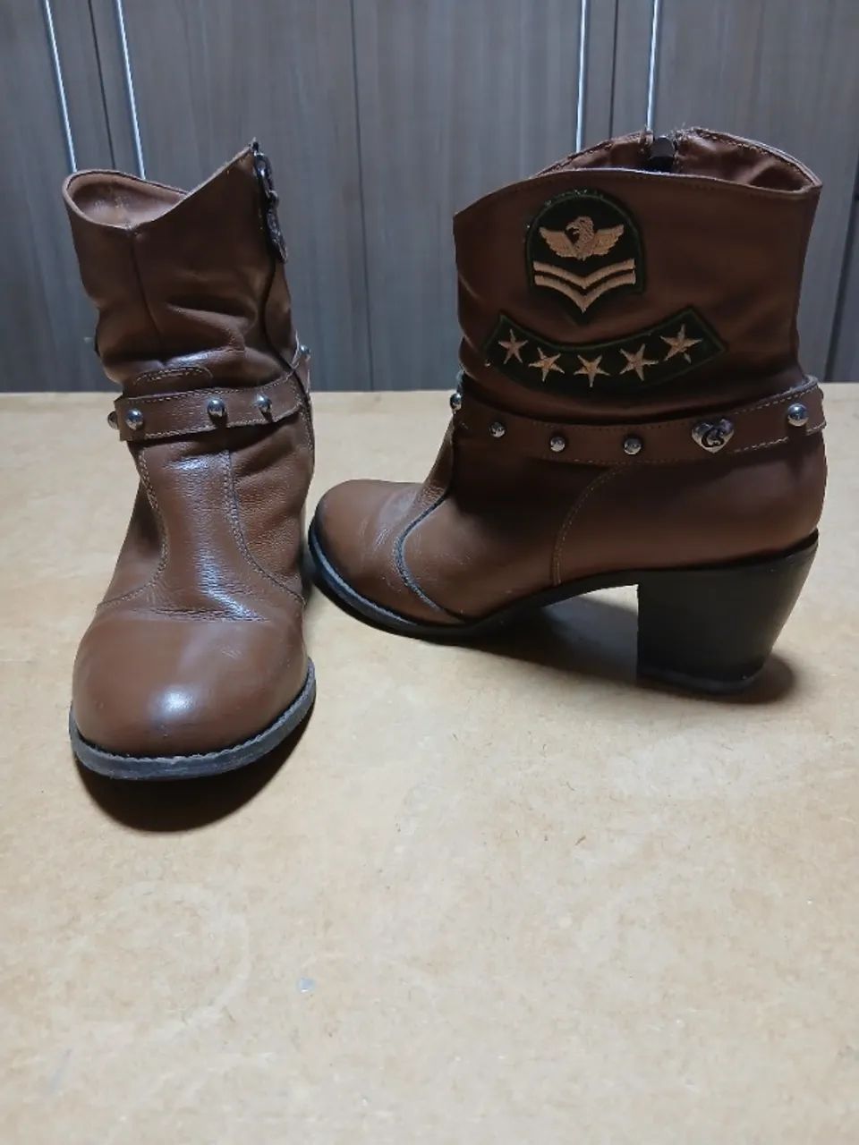 Bota marrom feminina 36 Carmen Steffens CS - Foto 3