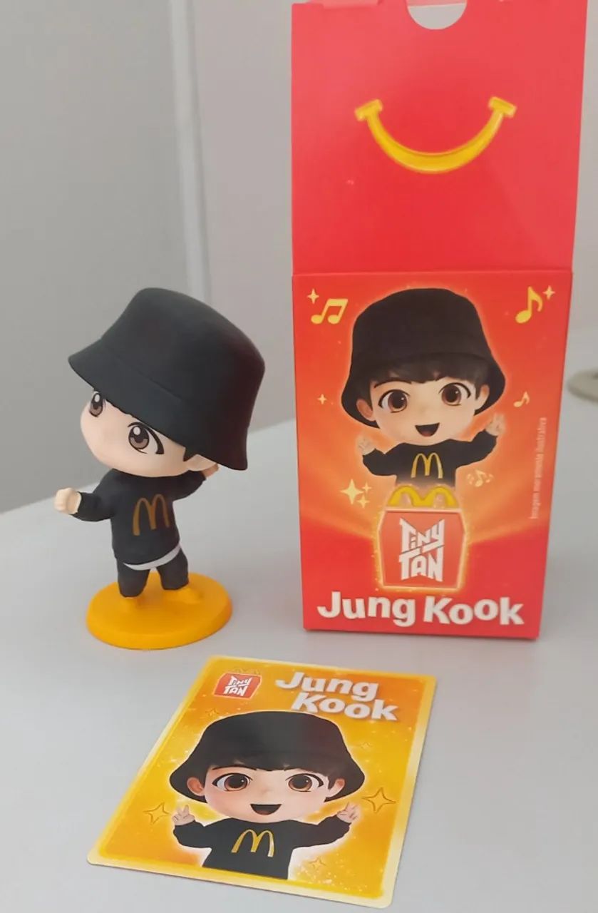 Bonecos TinyTAN K-Pop BTS 2025 - McDonald's Mc Lanche Feliz - Throwback - Foto 2