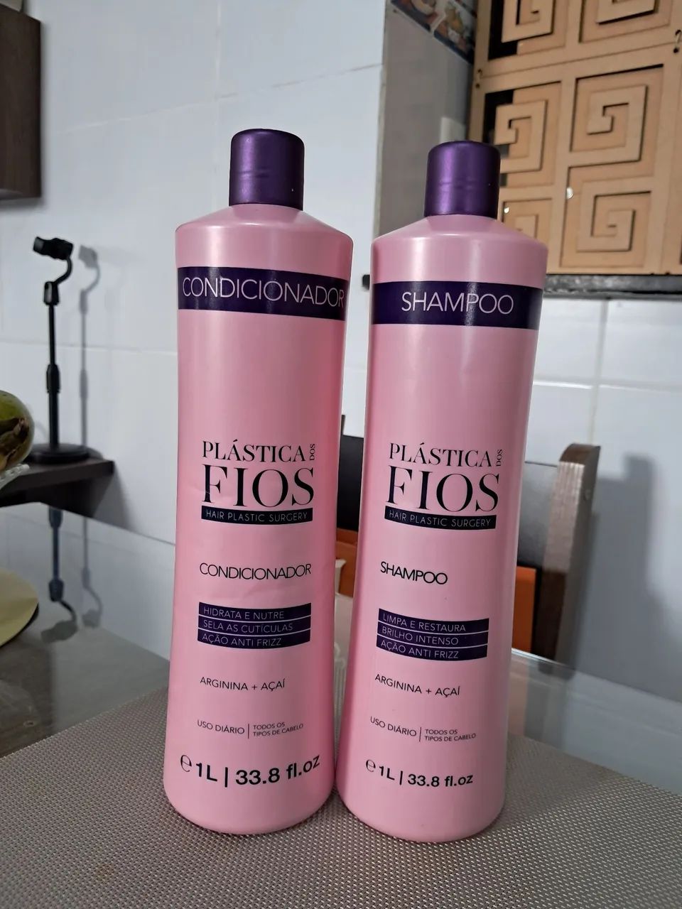 Kit Shampoo e Condicionador Plástica dos Fios